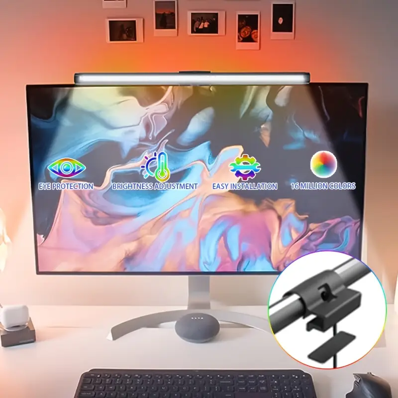 Barra de luz suspensa para mon - Gaming Accessories Wall Mount avaliação e preço