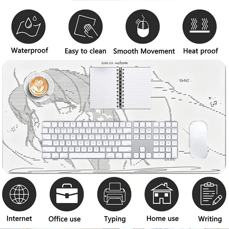 1Pç Mouse Pad de Couro Anime A - Gaming Accessories Wholesale avaliação e preço